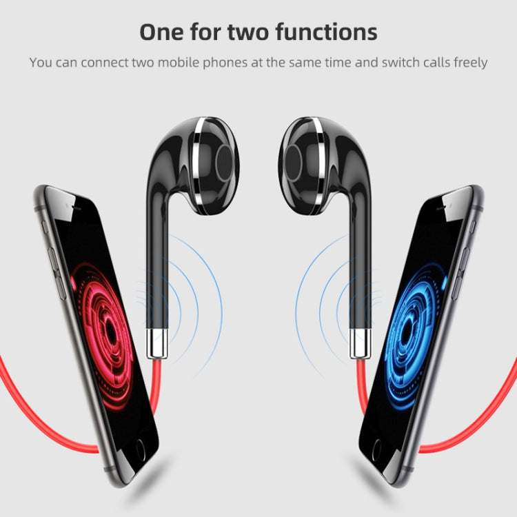 BT313 Magnetic Earbuds Sport Wireless Headphone Handsfree bluetooth HD Stereo Bass Headsets with Mic(White) - Sport Earphone by buy2fix | Online Shopping UK | buy2fix