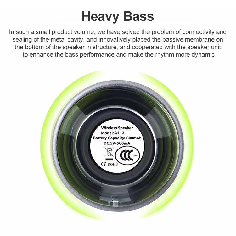EWA A113 Portable Super Mini Bluetooth Speaker Wireless Bass Subwoofer Boom Box Speakers(Gold) - Mini Speaker by EWA | Online Shopping UK | buy2fix