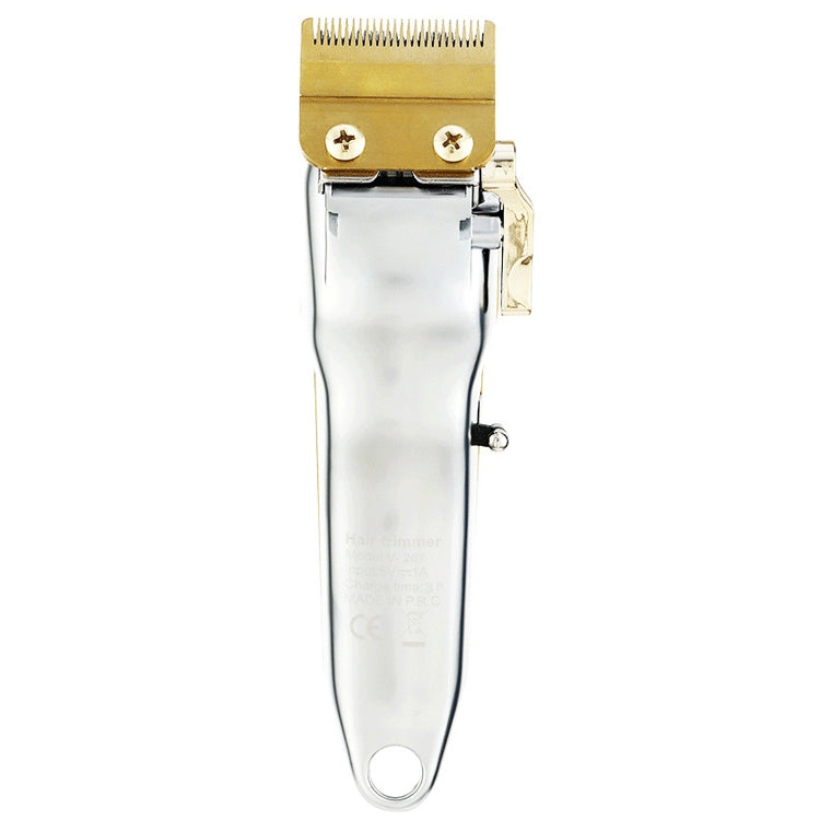 VGR V-267 10W USB Metal Hair Clipper with LED Digital Display & 5 Gears Adjustment (Gold) - Hair Trimmer by VGR | Online Shopping UK | buy2fix