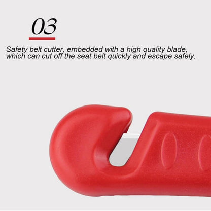 3 PCS Multifunctional Safety Hammers Car Windows Breaker Mini Rescue Escape Tool - Emergency Hammer by buy2fix | Online Shopping UK | buy2fix