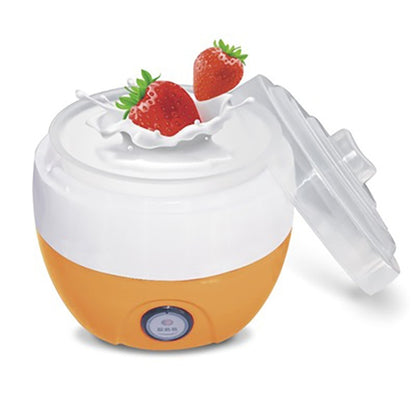 Electric Automatic Yogurt Maker Machine Yoghurt DIY Tool Kithchen Plastic Container 220V Capacity: 1L(Orange) - Home & Garden by others | Online Shopping UK | buy2fix