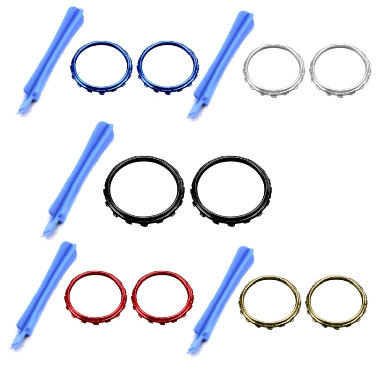 For Xbox One Elite 5pairs 3D Replacement Ring + Screwdriver Handle Accessories, Colour:Gold Plating - Repair & Spare Parts by buy2fix | Online Shopping UK | buy2fix