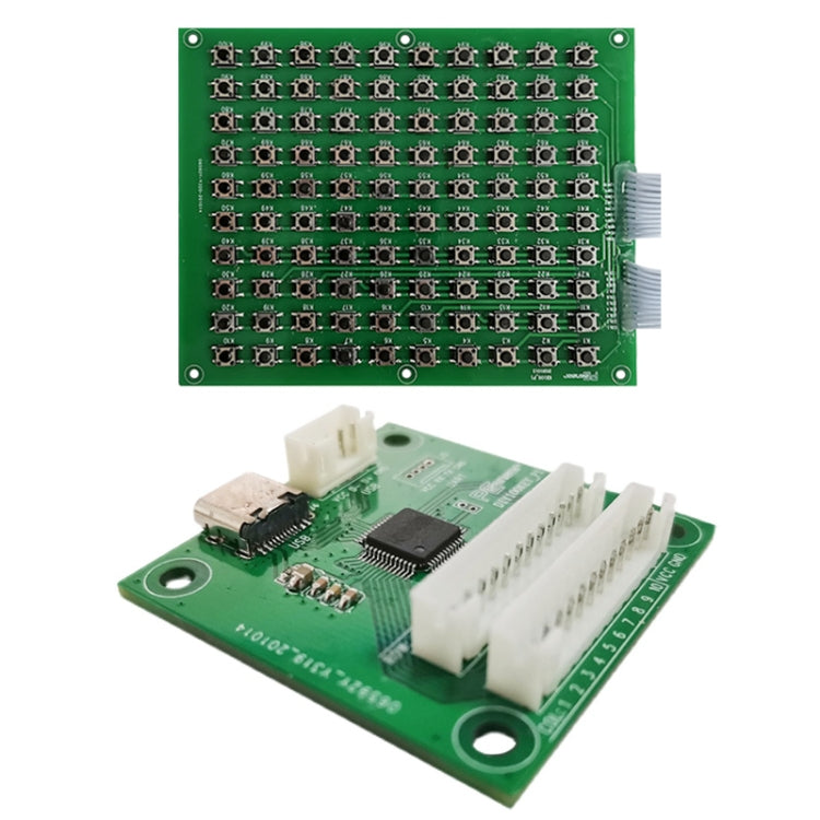 Pcsensor 100-Key Touch Switch Module Custom Keyboard And Mouse Test Development Board, Style:PCB - Other by Pcsensor | Online Shopping UK | buy2fix