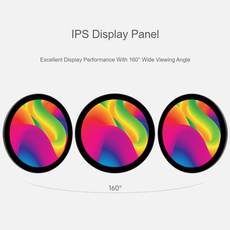 Waveshare 1080x1080 IPS Optically Bonded 5-Inch HDMI Circular 10-Point Touch Screen(24369) - LCD & LED Display Module by WAVESHARE | Online Shopping UK | buy2fix