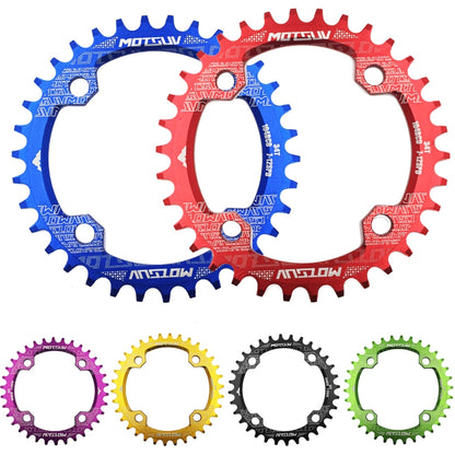 MOTSUV Narrow Wide Chainring MTB  Bicycle 104BCD Tooth Plate Parts(Green) - Outdoor & Sports by MOTSUV | Online Shopping UK | buy2fix