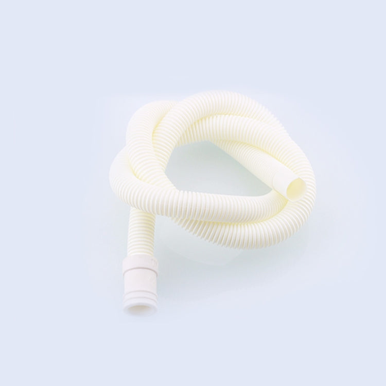 2 PCS 18mm Diameter Plastic Drain Pipe Water Outlet Extension Hose with Clamp for Semi-automatic Washing Machine / Air Conditioner, Size:2m  Length - Home & Garden by buy2fix | Online Shopping UK | buy2fix