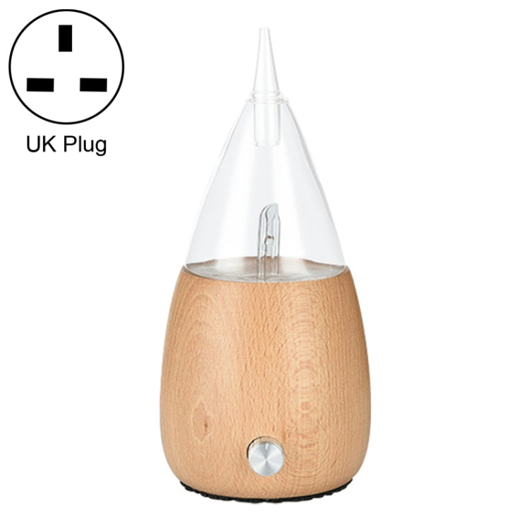 Waterless Diffuser Essential Oil Spray Wood Glass Aromatherapy Air Humidifier, Plug Type:UK Plug(Light Wood Grain) - Home & Garden by buy2fix | Online Shopping UK | buy2fix