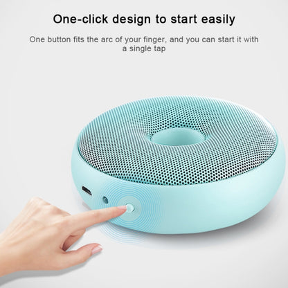 Portable Donut Electric Air Purifier Home Car Anion Ozone Deodorizer(Blue) - Home & Garden by buy2fix | Online Shopping UK | buy2fix