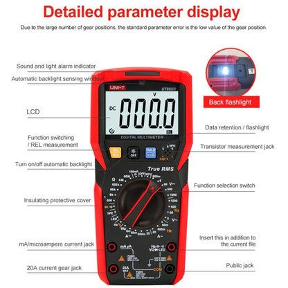 UNI-T UT89X Digital High-Precision Multimeter Digital Display Multi-Meter - Consumer Electronics by UNI-T | Online Shopping UK | buy2fix