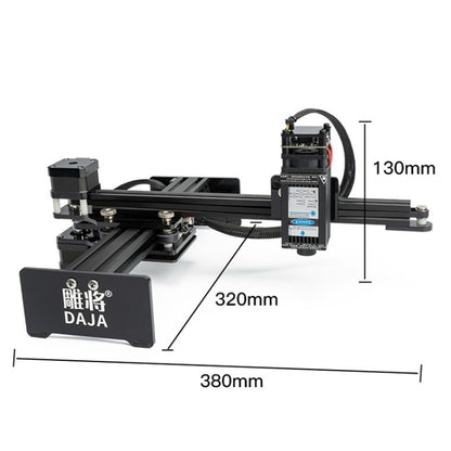 DAJA D2 15W Stainless Steel Metal Automatic CNC Small Portable Laser Engraving Machine(EU Plug) - DIY Engraving Machines by DAJA | Online Shopping UK | buy2fix