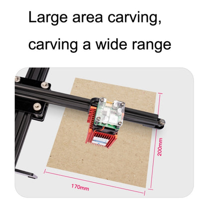 DAJA D2 15W Stainless Steel Metal Automatic CNC Small Portable Laser Engraving Machine(EU Plug) - DIY Engraving Machines by DAJA | Online Shopping UK | buy2fix