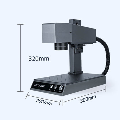 DAJA M1 Pro 10W Metal Nameplate High Precision Characters Laser Carving Machine, Style:R3 Rotating Shaft+RF1 Ring Fixture(US Plug) - Consumer Electronics by DAJA | Online Shopping UK | buy2fix