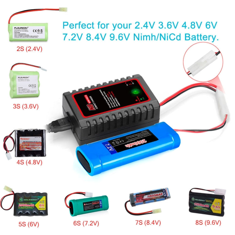 HTRC N8 Ni-MH Ni-Cr Battery Charger Smart Balance Charger, US Plug - Charger by HTRC | Online Shopping UK | buy2fix