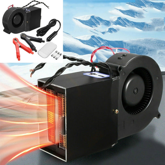 Car Heater Electric Heater Defroster Double PTC12V 150-350W - Heating & Fans by buy2fix | Online Shopping UK | buy2fix