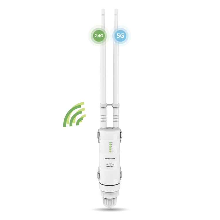 WAVLINK AC600 AP 2.4G/5G Dual Frequency Outdoor High Power Repeater, Plug Type:EU Plug - Wireless Routers by buy2fix | Online Shopping UK | buy2fix