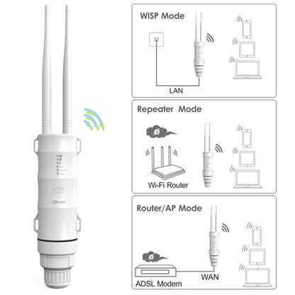 WAVLINK AC600 AP 2.4G/5G Dual Frequency Outdoor High Power Repeater, Pulg Type:UK Plug - Wireless Routers by WAVLINK | Online Shopping UK | buy2fix