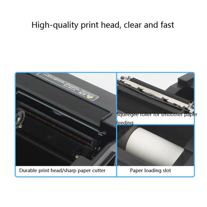 Xprinter XP-A160M Thermal Printer Catering Bill POS Cash Register Printer, Style:US Plug(Network Port LAN) - Consumer Electronics by Xprinter | Online Shopping UK | buy2fix