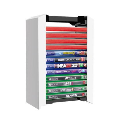 DOBE TP5-0520 Console Game Cd Storage Rack Can Accommodate 12 Double-Layer Disc Racks For PS5 - Holder by DOBE | Online Shopping UK | buy2fix