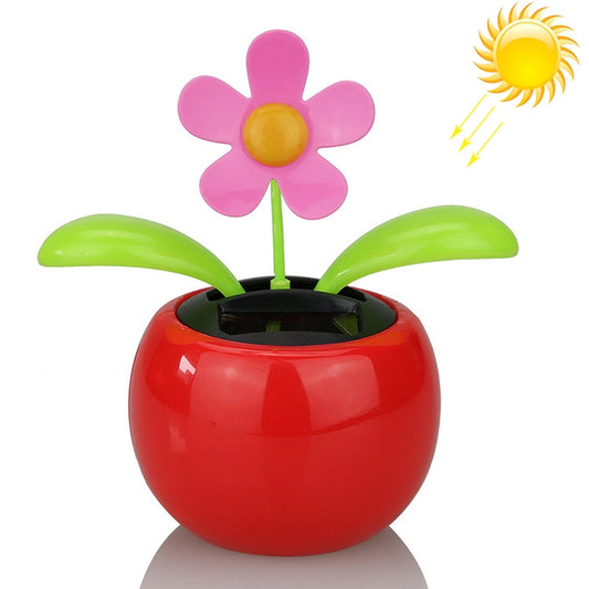 Solar Toy Mini Dancing Flower Sunflower Great as Gift or Car Decoration, Color Random for Delivery - Ornaments by buy2fix | Online Shopping UK | buy2fix