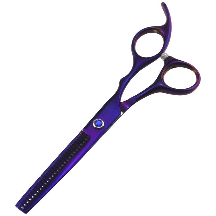 Professional Hair Cutting Scissor Hairdressing Kit Thinning Scissors Barber(Purple Thinning（SXLC-601T)) - Hair Trimmer by buy2fix | Online Shopping UK | buy2fix