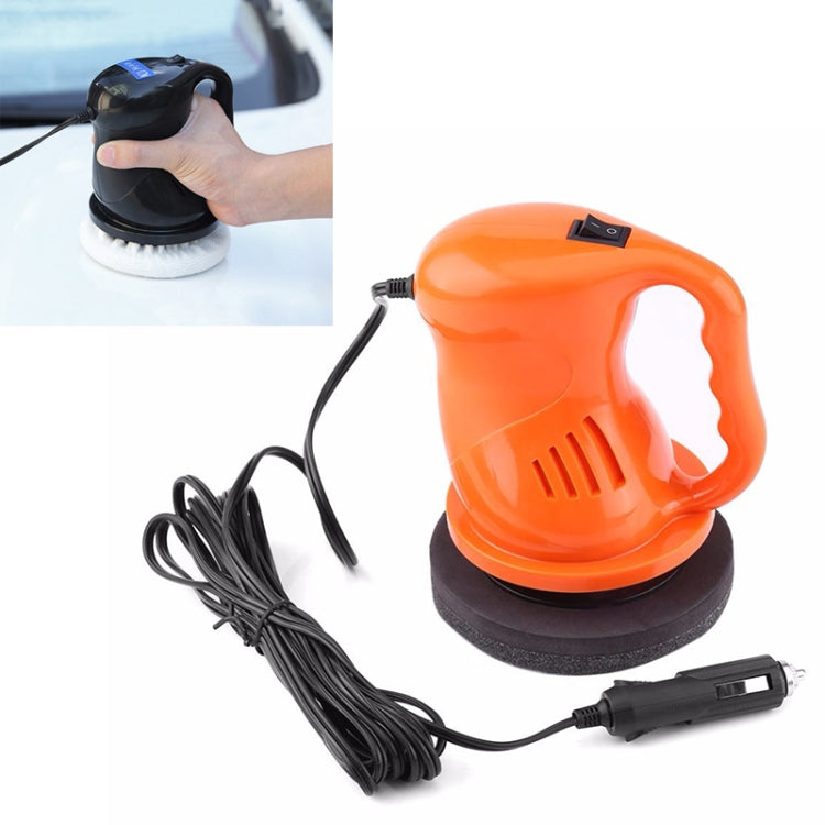 Electric Car Polisher Waxing Polishing Machine Kit Automation Cleaning Car Buffing ABS Car Accessories, Color:orange - Polishing Machine & Accessories by buy2fix | Online Shopping UK | buy2fix