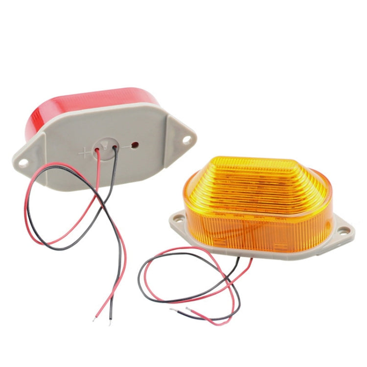 DC12V Led Mini Strobe Signal Warning Light Silent Warning Light(Red) - Warning Lights by buy2fix | Online Shopping UK | buy2fix