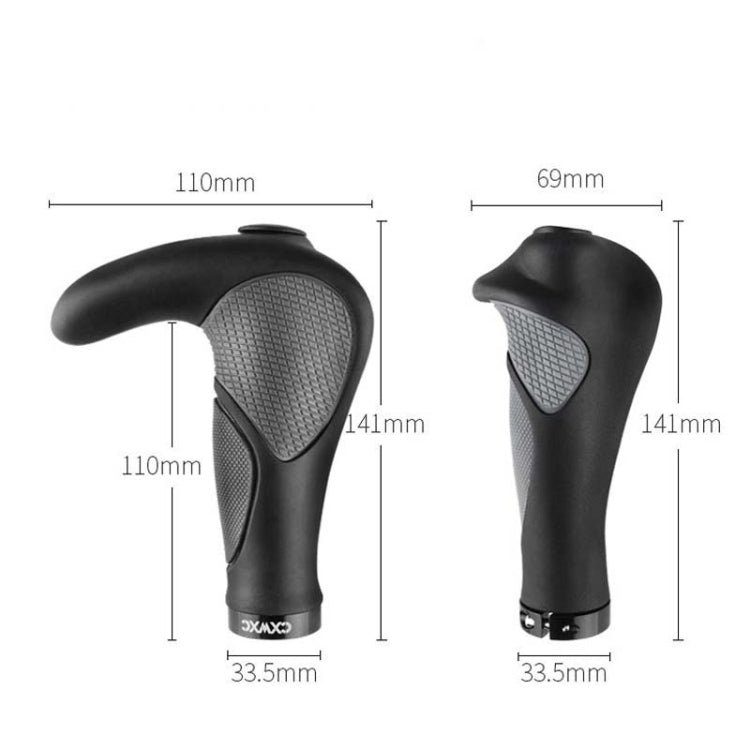1 Pair CXWXC Bicycle Handlebar Cover Mountain Bike Bullhorn Rubber Handlebar Cover Riding Accessories, Style:HL-G233 - Outdoor & Sports by CXWXC | Online Shopping UK | buy2fix