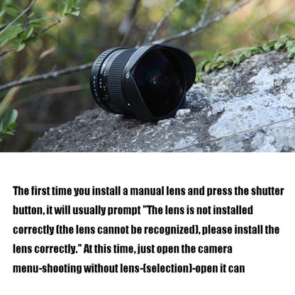 Lightdow 14mm F4-32 Super Wide Angle Fisheye Lens - Camera Accessories by Lightdow | Online Shopping UK | buy2fix