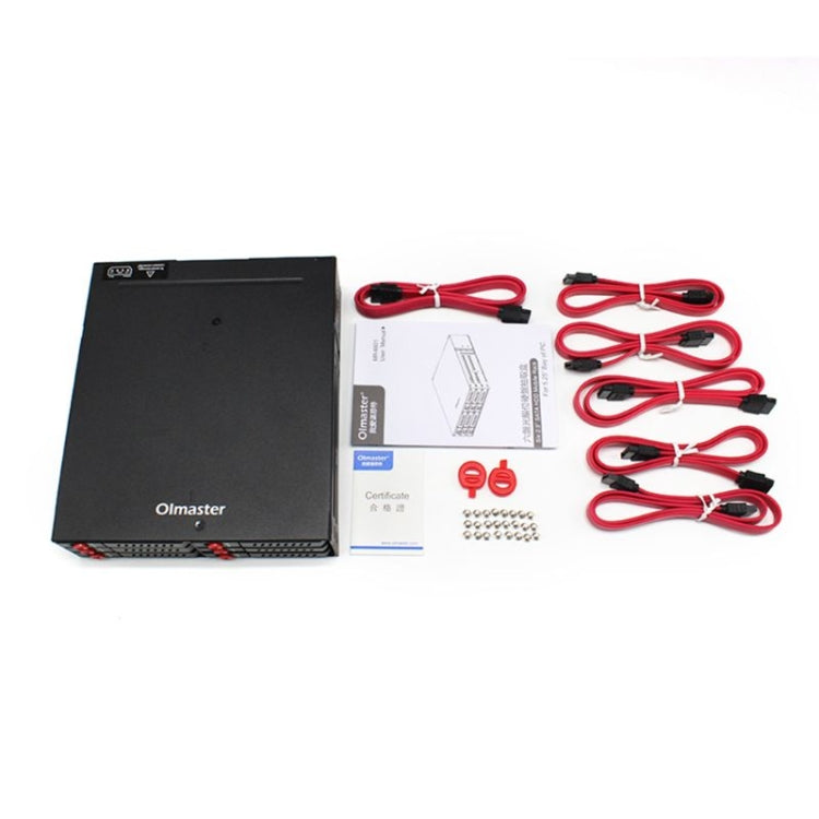 OImaster MR-6601 Six-Bay Optical Drive Hard Disk Box - Optical Drives Cases by OImaster | Online Shopping UK | buy2fix