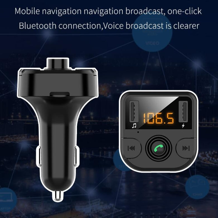 BT36B Car Bluetooth MP3 Music Player Car FM Transmitter Phone Hands-Free(Black Standard) - Bluetooth Car Kits by buy2fix | Online Shopping UK | buy2fix