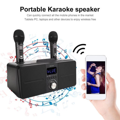 SDRD SD309 Wireless Microphone Bluetooth Audio All-In-One Machine(Golden) - Consumer Electronics by buy2fix | Online Shopping UK | buy2fix