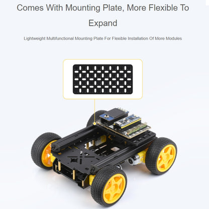 Waveshare Smart Mobile Robot Chassis Kit, Chassis:Normal(Mecanum Wheels) - Robotics Accessories by Waveshare | Online Shopping UK | buy2fix