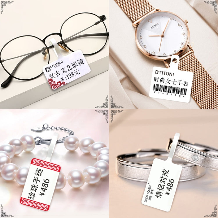 2 PCS Jewelry Tag Price Label Thermal Adhesive Label Paper for NIIMBOT B11 / B3S, Size: Beautiful Day 390 Sheets - Consumer Electronics by buy2fix | Online Shopping UK | buy2fix
