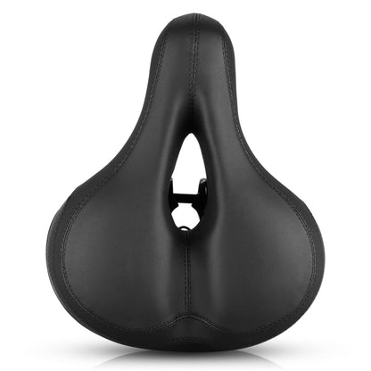 Reflective Spring Saddle Mountain Bike Seat Bicycle Seat Bicycle Seat(Black) - Outdoor & Sports by buy2fix | Online Shopping UK | buy2fix
