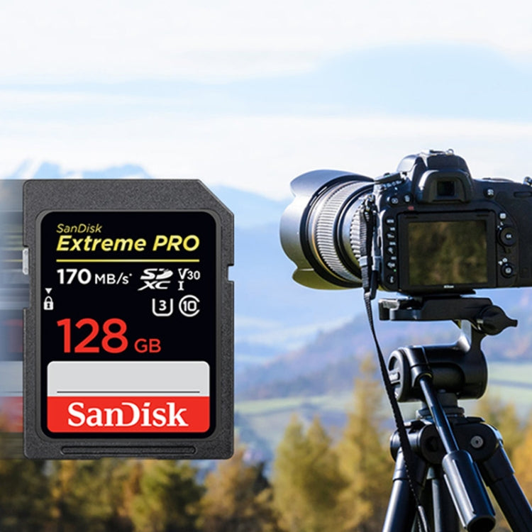 SanDisk Video Camera High Speed Memory Card SD Card, Colour: Black Card, Capacity: 128GB - SD Card by SanDisk | Online Shopping UK | buy2fix