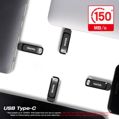 SanDisk Type-C + USB 3.1 Interface OTG High Speed Computer Phone U Disk, Colour: SDDDC3 Black Plastic Shell, Capacity: 256GB - USB Flash Drives by SanDisk | Online Shopping UK | buy2fix