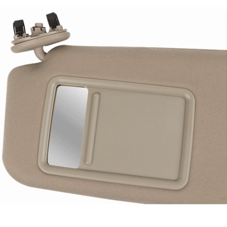 Left Driver Side Sun Visor With Mirror Driving Position Sun Visor For Toyota Camry 2007-2011(Beige) - Interior Mirrors by buy2fix | Online Shopping UK | buy2fix