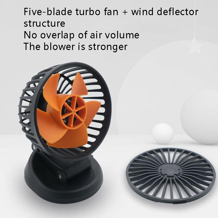 F409 Car Fan General Car Shaking Head Fan(Cigarette Lighter Port 12V) - Heating & Fans by buy2fix | Online Shopping UK | buy2fix