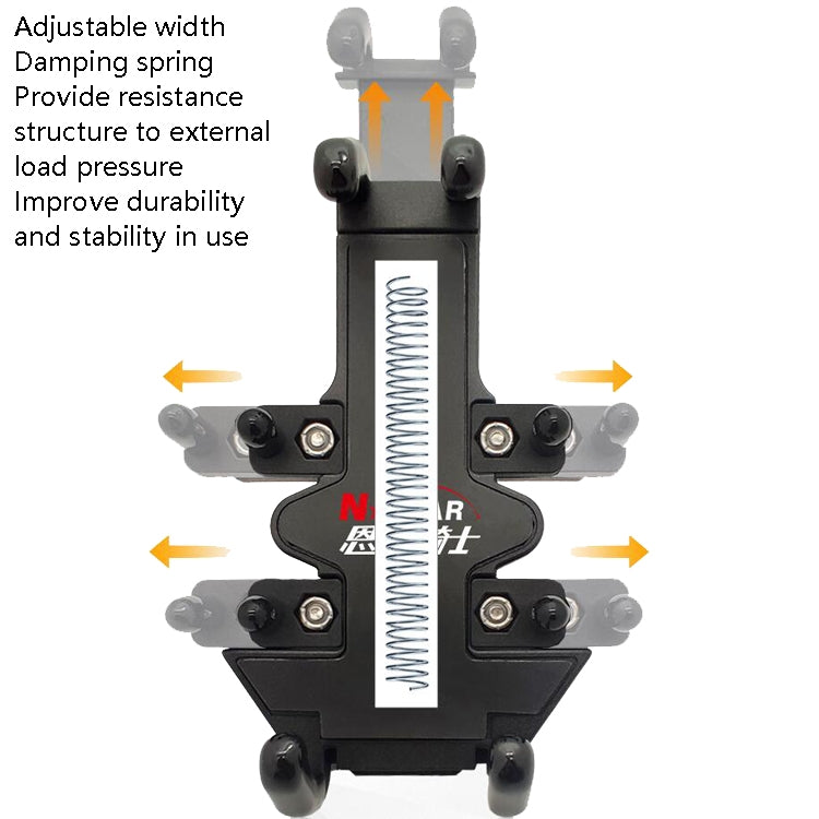 N-STAR Motorcycle Bicycle Composite Version Of Mobile Phone Bracket Multifunctional Accessories Lightweight Riding Equipment(M10 Ball Head) - Holders by N-STAR | Online Shopping UK | buy2fix