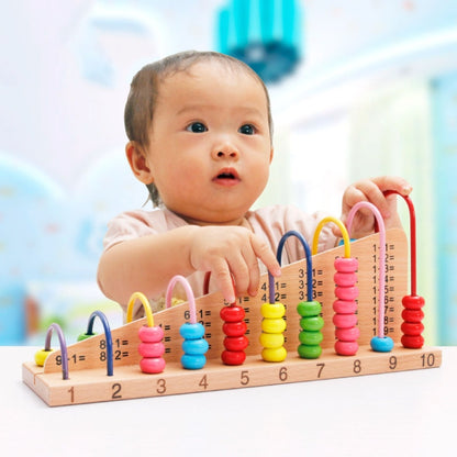 Wooden Children Bead Calculation Frame Multi-Function Early Education Teaching Kids Mathematical Addition And Subtraction Learning Toys - Math Toys by buy2fix | Online Shopping UK | buy2fix
