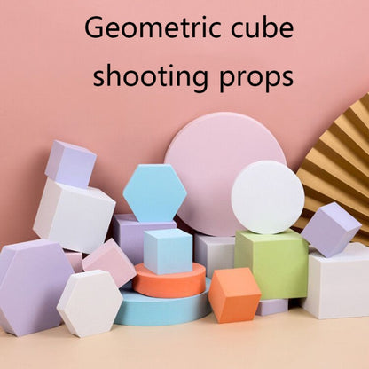 8 PCS Geometric Cube Photo Props Decorative Ornaments Photography Platform, Colour: Small Red Rectangular - Camera Accessories by buy2fix | Online Shopping UK | buy2fix