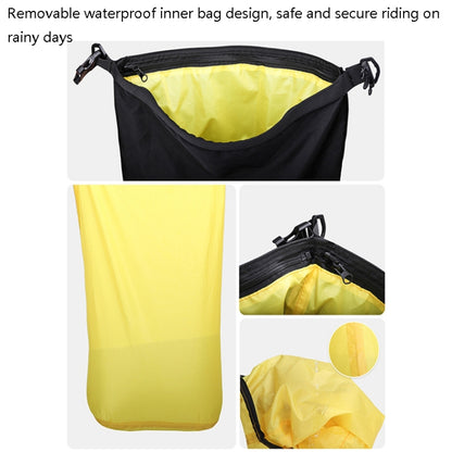 Rhinowalk Multi-Function Motorcycle Rear Seat Bag Combination Rear Shelf Pannier, Colour: Yellow 10L - Bags & Luggages by Rhinowalk | Online Shopping UK | buy2fix