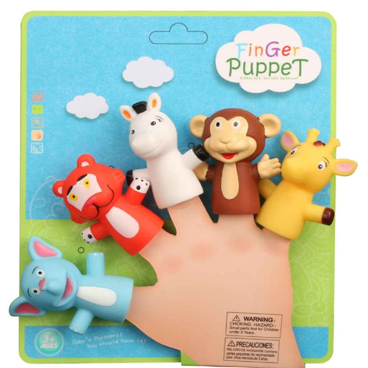 Children Early Education Finger Doll Set Animal Parent-Child Interactive Puppet Toy(KB05 Animals) - Model Toys by buy2fix | Online Shopping UK | buy2fix