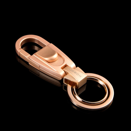 JOBON ZB-071 Men Waist Hang Keychain Simple Car Key Chain Pendant Keychain(Golden) - Key Rings by JOBON | Online Shopping UK | buy2fix