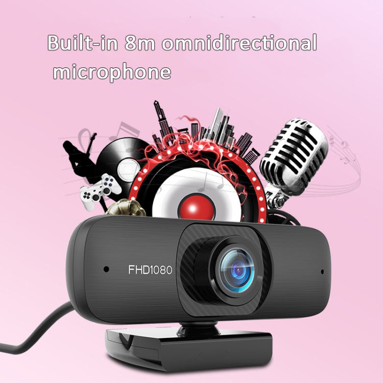 HD Version 1080P C60 Webcast Webcam High-Definition Computer Camera With Microphone, Cable Length: 2.5m - HD Camera by buy2fix | Online Shopping UK | buy2fix