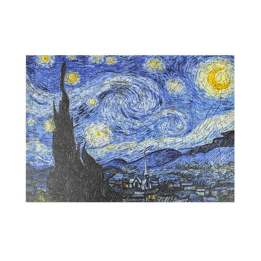 Irregular Wooden Puzzle Adult High Difficulty Creative Gift(The Starry Night) - Puzzle Toys by buy2fix | Online Shopping UK | buy2fix