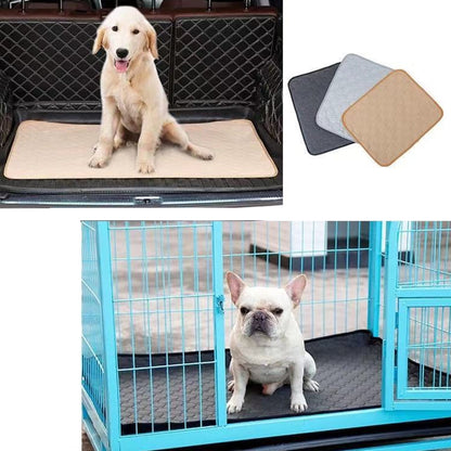 100x135cm Car Pet Injection Pad Waterproof Pad Cat Dog Sofa Waterproof Diapholic Carpet Water Absorbing Pad(Light Grey) - Seat Accessories by buy2fix | Online Shopping UK | buy2fix