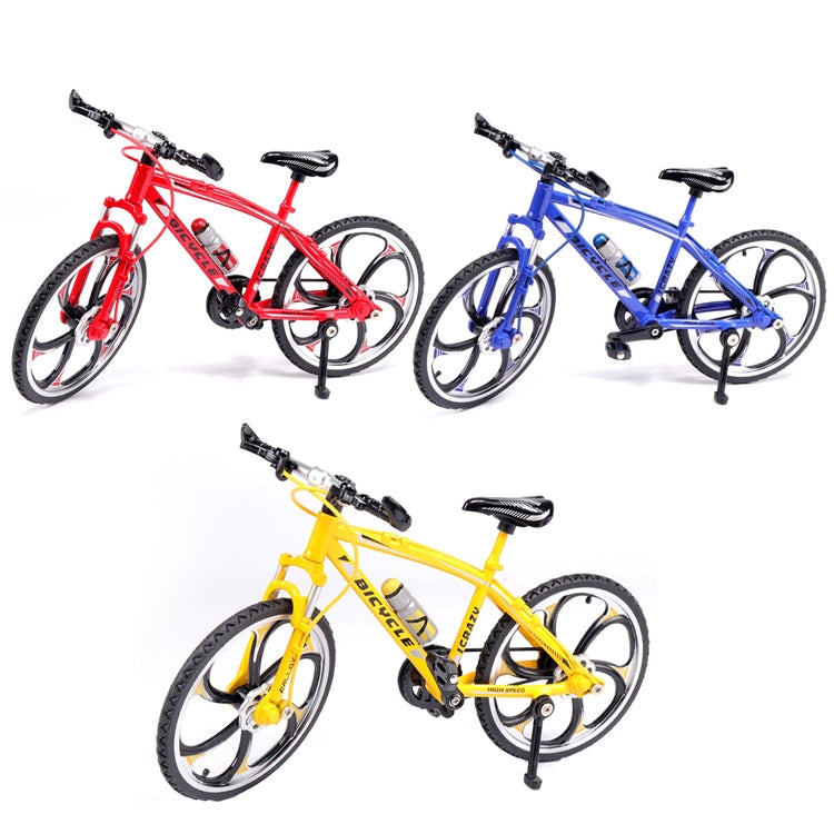 1:8 Scale Simulation Alloy Bicycle Model Mini Bicycle Toy Decoration(Mountain Bike-Red) - Model Toys by buy2fix | Online Shopping UK | buy2fix