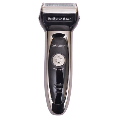 Surker SK-2300 Men 3-in-1 Electric Shaver/Hair Clipper/Nose Hair Clipper Portable Grooming Kit( Black) - Electric Shavers by Surker | Online Shopping UK | buy2fix