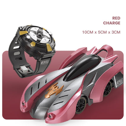 Remote Control Wall Climbing Car Mini Electric Remote Control Car Children Toy(Red Charge Watch RC Edition) - RC Cars by buy2fix | Online Shopping UK | buy2fix